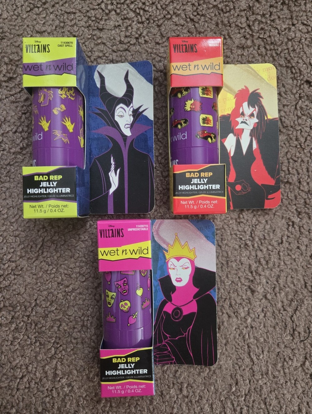 Wet N Wild Villains Jelly Highlighters